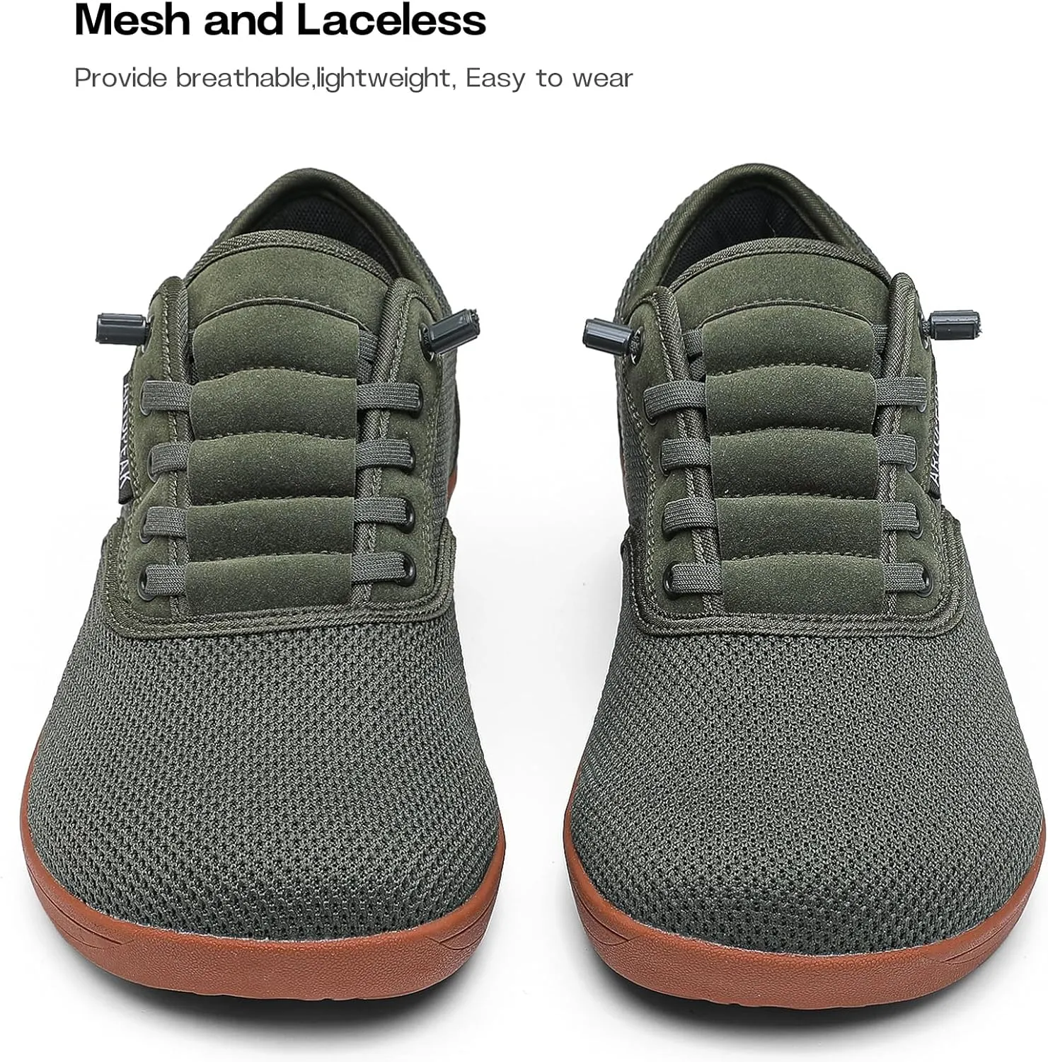 Adapt Knit Trainer Wide Toe Box Shoe with Earth-Link Grounding, Zero-Drop Sole, Breathable Knit Upper & Machine Washable Perfect for Daily Wear & Light Training