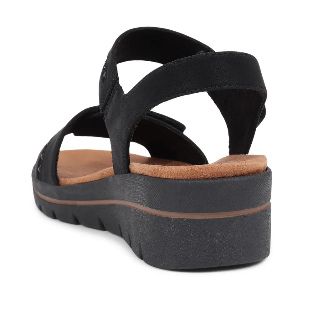 Adjustable Dual Strap Wedge Sandals - CENTR39027 / 324 979