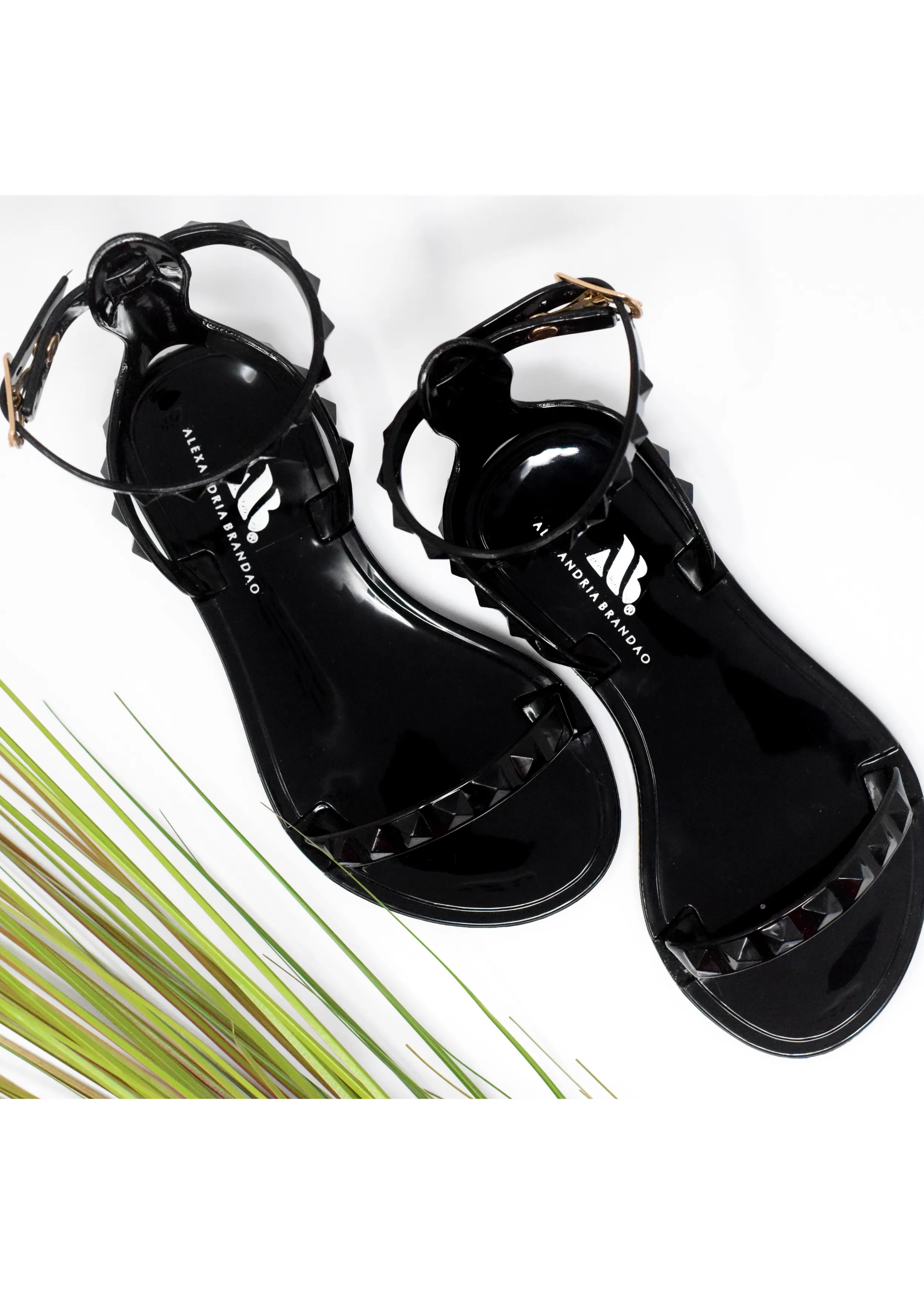 Aria Kid's Black Sandals