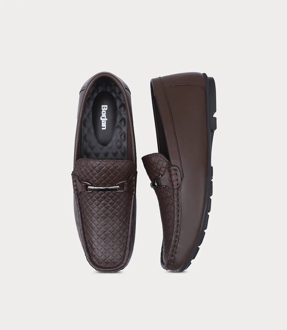 BM6767-BROWN-Men Loafers