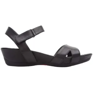 Camper Micro Calfskin Leather Women's Wedge Heel Sandals