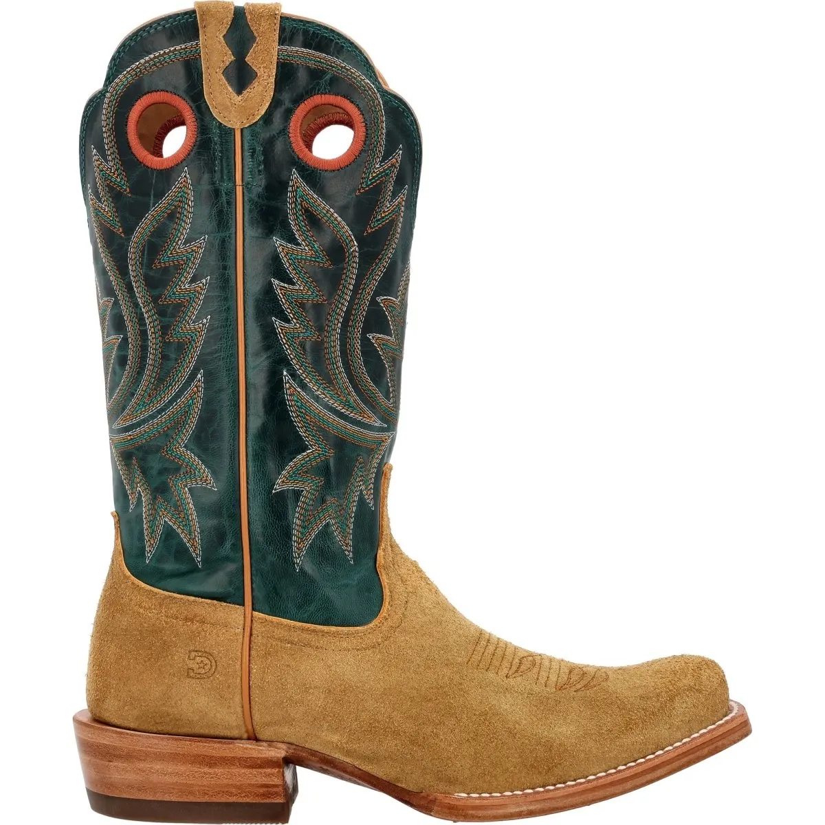 Durango PRCA Collection Men's 13" Western Boots Ddb0465 In Goldenrod And Deep Teal