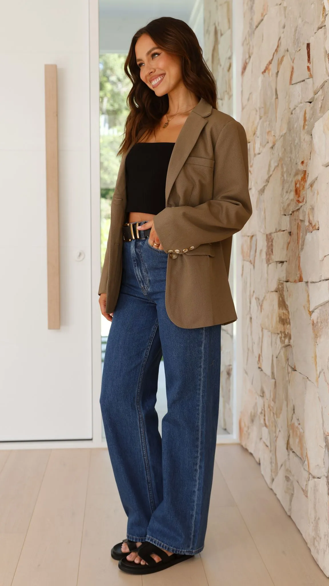Jacinth Blazer - Brown