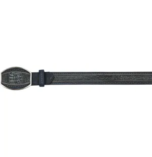 Men's Los altos Ostrich Leg Laser Design Casual Belt C24U0582