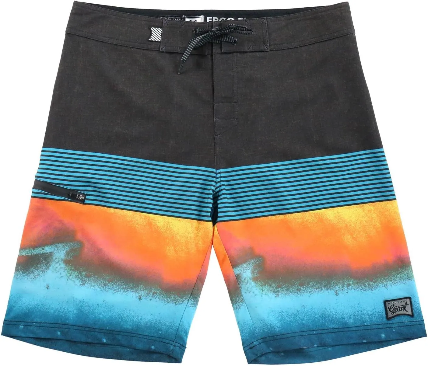Men's Swim Trunks 22?? Quick Dry Board Shorts with Key Keeper, No Mesh Lining - Perfect for Surfing & Swimming