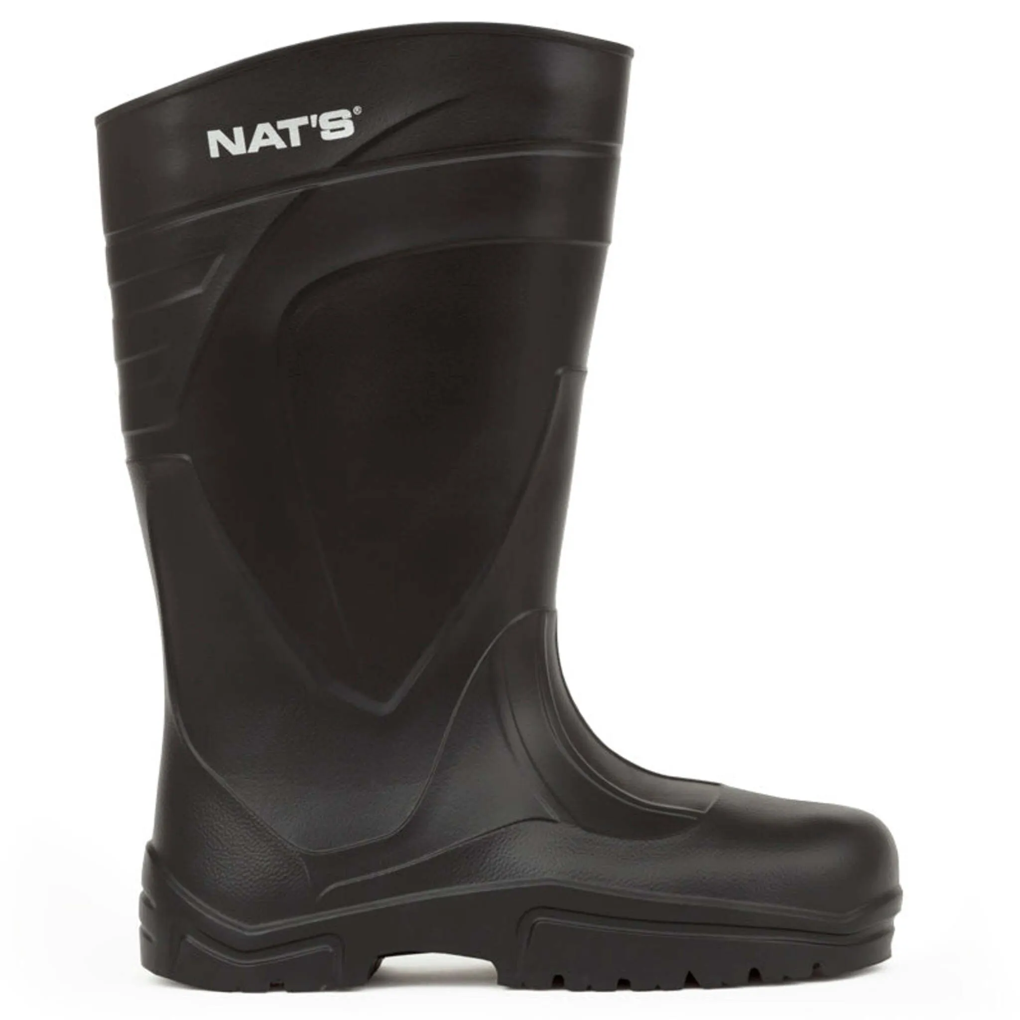 Nats Men's Work Boot 1577 | EVA Plain Toe, Waterproof, Ultra-Light, Removable Insole, Antimicrobial, Oil and Waste Resistant | Sizes 7-13