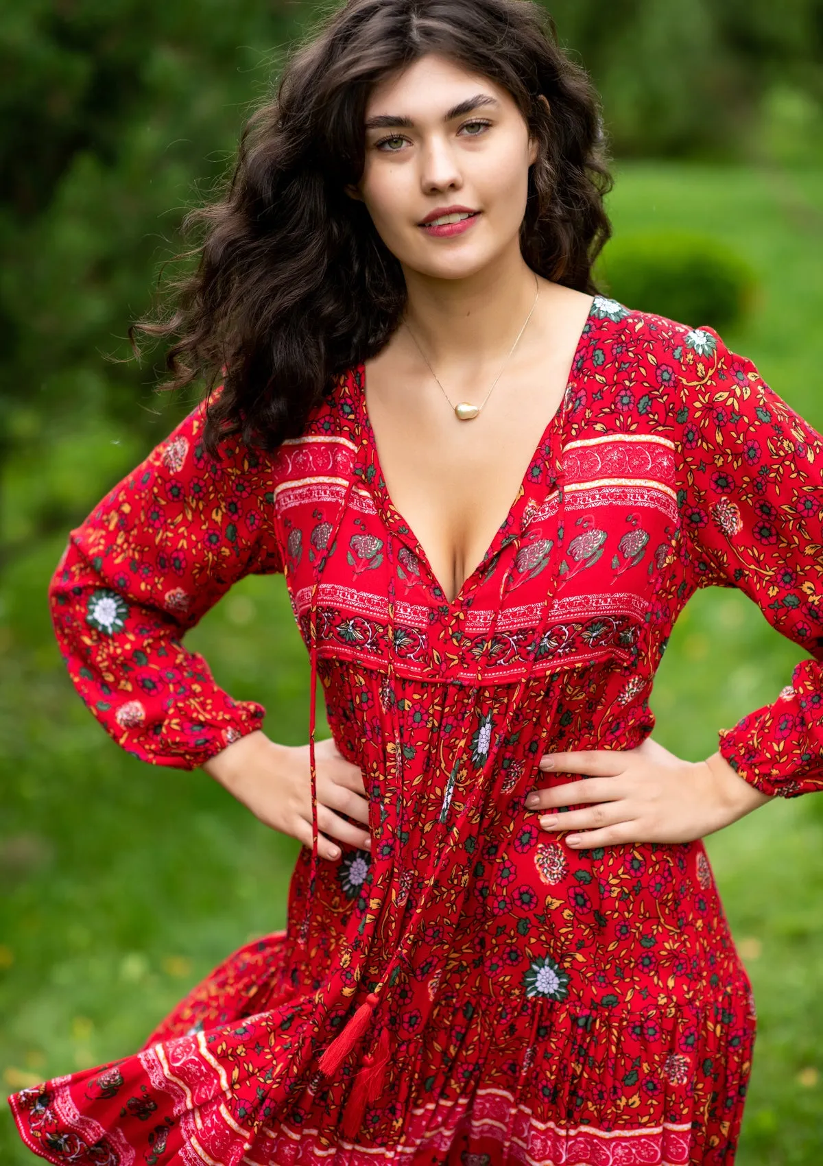 Nelly Red Chili Mini Dress