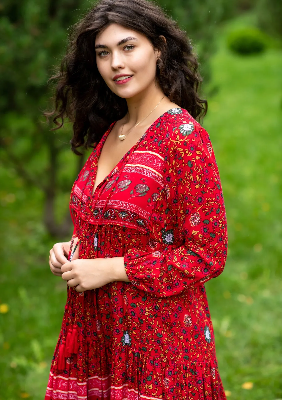 Nelly Red Chili Mini Dress