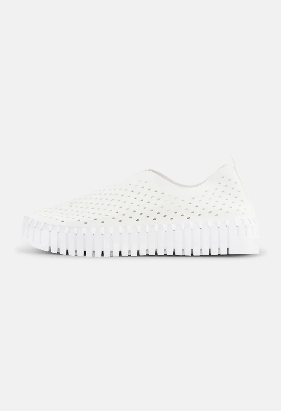 Platform Slip On With Cut Outs