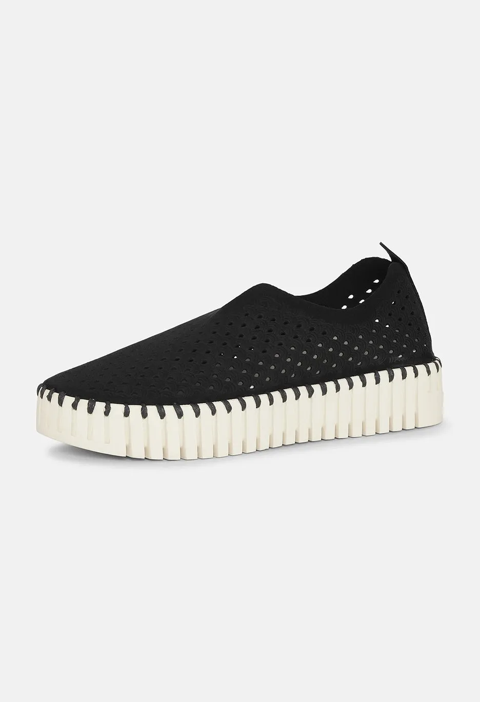 Platform Slip On With Cut Outs
