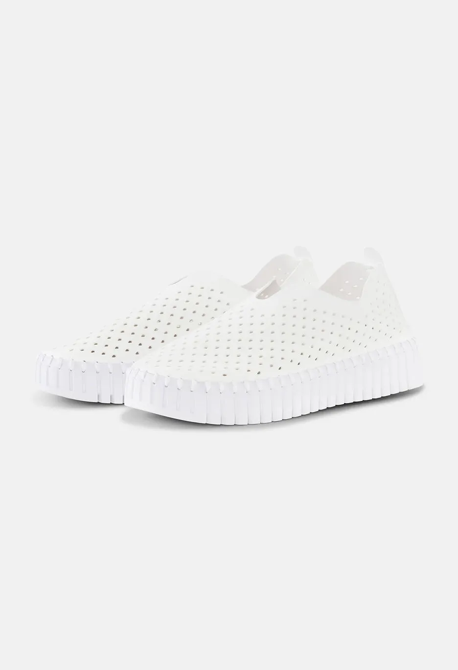 Platform Slip On With Cut Outs