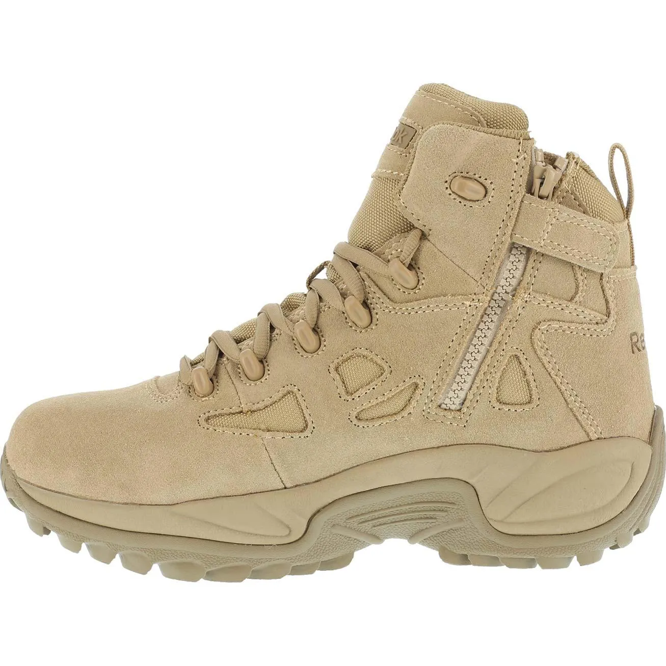 Reebok Rapid Response 6" Soft Toe Side Zip Boot #RB8695