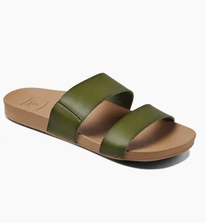 Reef Womens Cushion Bounce Vista Sandals  - Olive
