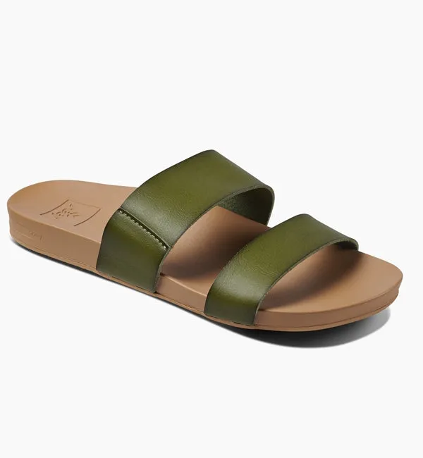 Reef Womens Cushion Bounce Vista Sandals  - Olive