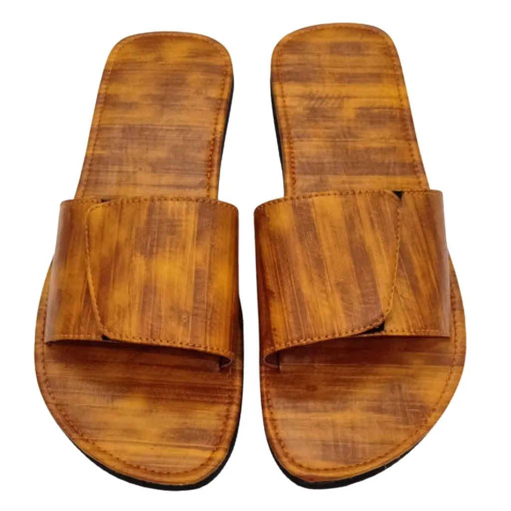 Regular Fit Synthetic Leather Sandals Flip Flops For Men