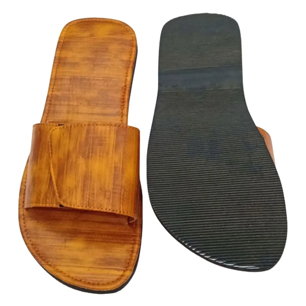 Regular Fit Synthetic Leather Sandals Flip Flops For Men