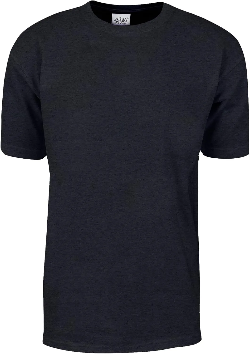 Shaka Wear Men's T Shirt ?C Max Heavyweight Cotton Short Sleeve Crew Neck Plain Tee Top Tshirts Regular Big Tall Size S-7XL
