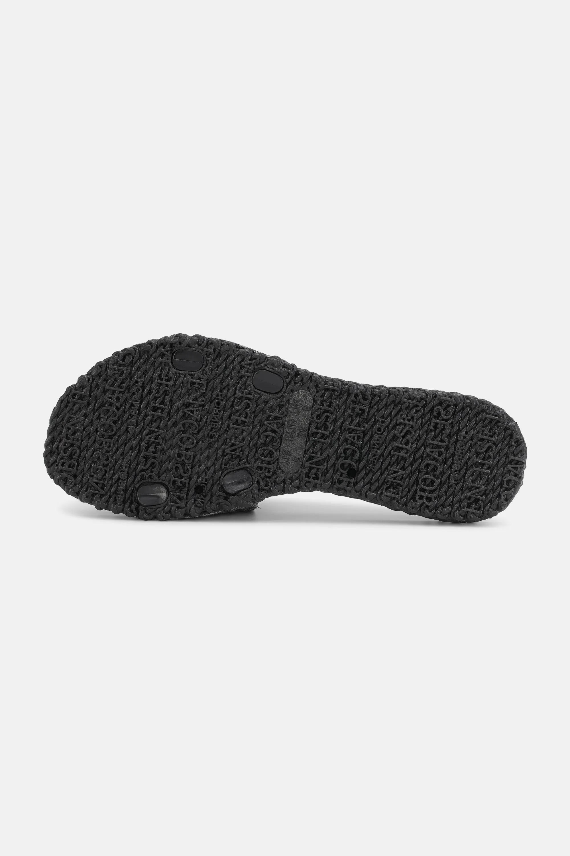 Slip-On Flip Flops - Black