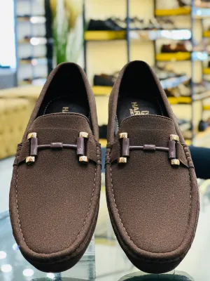 SUEDE BROWN LOAFERS